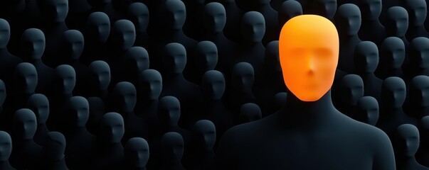 AI and consumer behavior marketing consumer preferences. A symbolic depiction of glowing preference tiers analyzed by AI to improve marketing efficiency