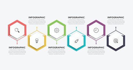 Business data visualization. timeline infographic icons designed for abstract background template