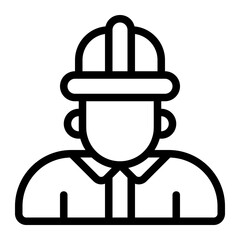 Engineer Line Icon