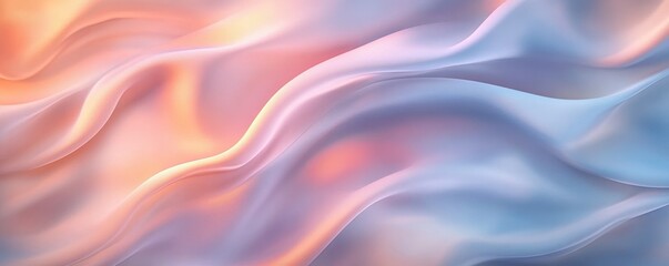 Fototapeta premium Ethereal Dreamscape A Symphony of Pastel Colors in a Fluid, Abstract Design
