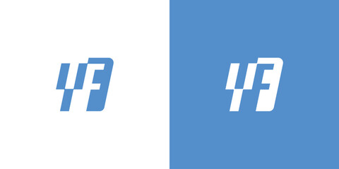 Letter YF Logo Design