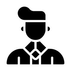 Office Worker Solid Icon