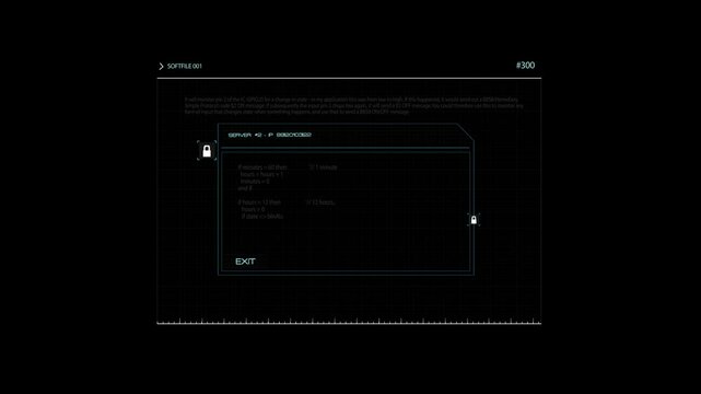 Eror code text animation simple  element asset visual