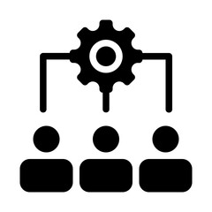 Teamwork Solid Icon