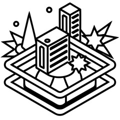 off page optimization vector illustration 