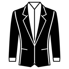 Naklejka premium Business suit with white background 