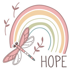 Soft Watercolor Rainbow Circle with Translucent Colors. Perfect for: Pride Month, children&rsquo;s day, hope campaigns