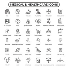 MEDICAL & HEALTHCARE ICONS