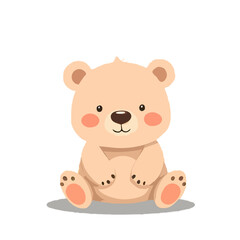 Obraz premium Cute Little Bear Illustration