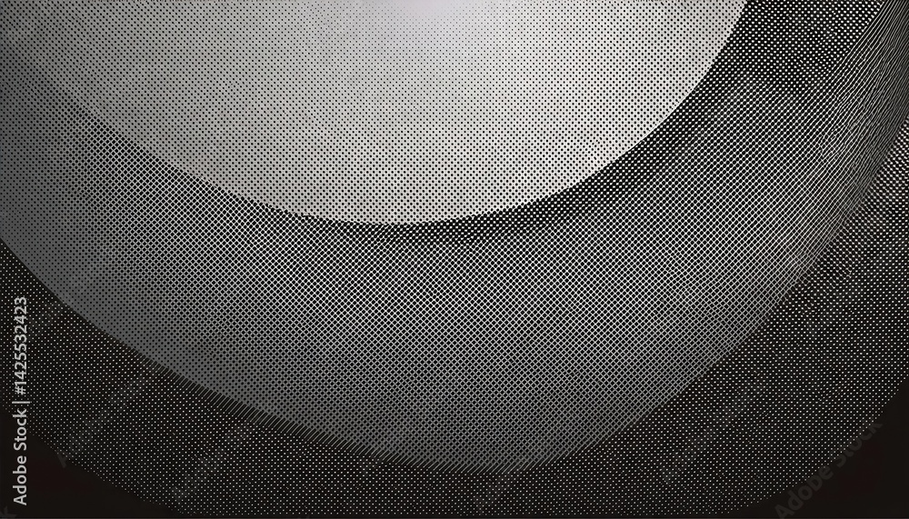 Poster gray gradient texture dotted pattern on a mysterious background abstract artwork radiating elegance 