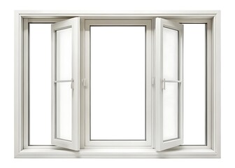 Obraz premium Window frames isolated on white background