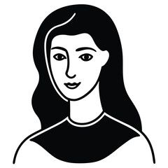 vector illustration of a woman