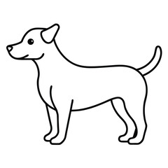 vector illustration of a dog