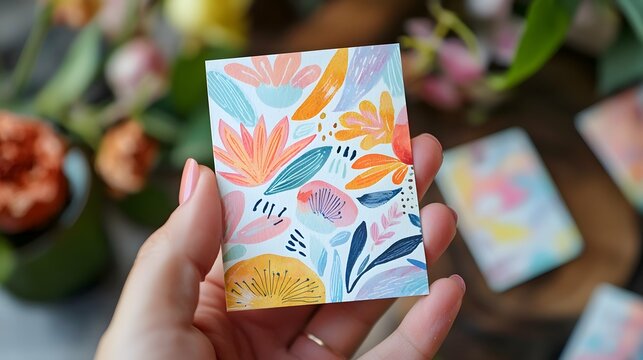 Colorful affirmation cards to sprinkle positivity like confetti in your day!