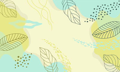 background wall with soft backgrounds. Abstract shapes and text copying areas