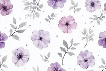 seamless pattern with flowers