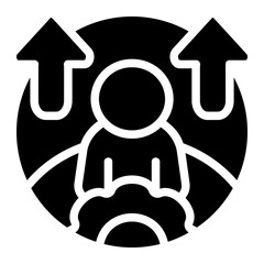 Circle Development Solid Icon