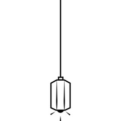 Hand and Drawn Hanging Lamp