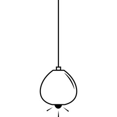 Hand and Drawn Hanging Lamp