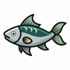 fish on a white background