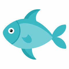 vector illustration of a fish