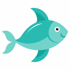 Obraz premium vector illustration of fish