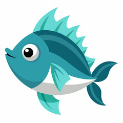 Obraz premium fish vector illustration
