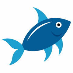 vector illustration of a fish