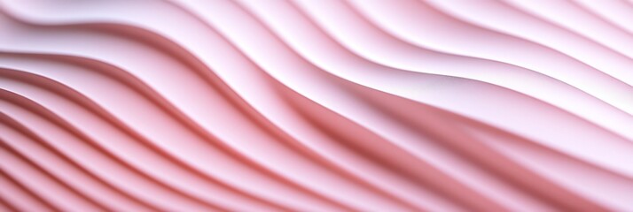 Abstract Pink Wave Texture Background with Soft Light and Shadow