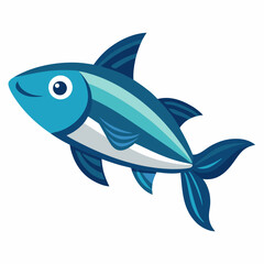 Fototapeta premium vector illustration of a fish