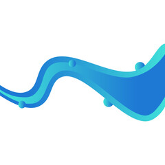 Wave Gradient Border