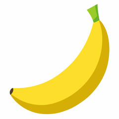 banana isolated on white background
