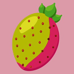 vector illustration of a strawberry