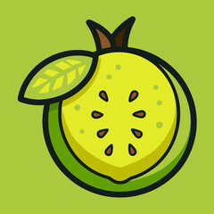 Obraz premium vector illustration of an apple
