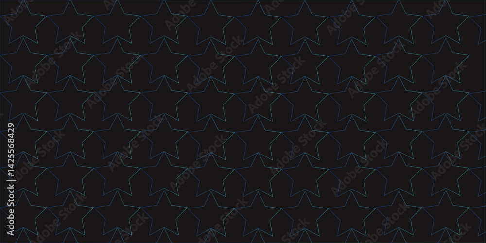 Poster abstract triangle background with black triangles with different shades of black and blue outlines v