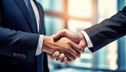 握手しているビジネスマン