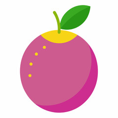 vector illustration of an apple