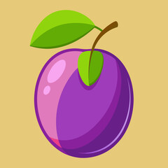 vector illustration of an apple
