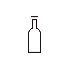 water liquor bottle icon editable outline stroke vector eps