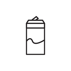coke bottle soft drink icon editable outline stroke vector eps