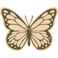 Vintage Paper Butterfly