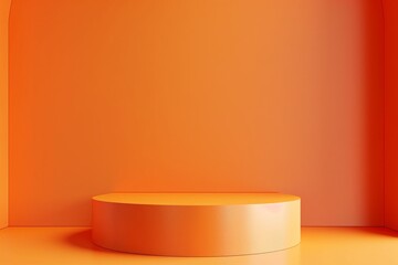 Orange Minimalist Platform