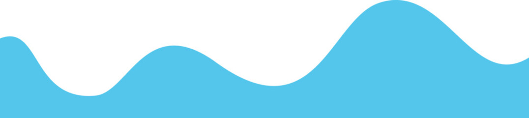 Transparant Wave Footer