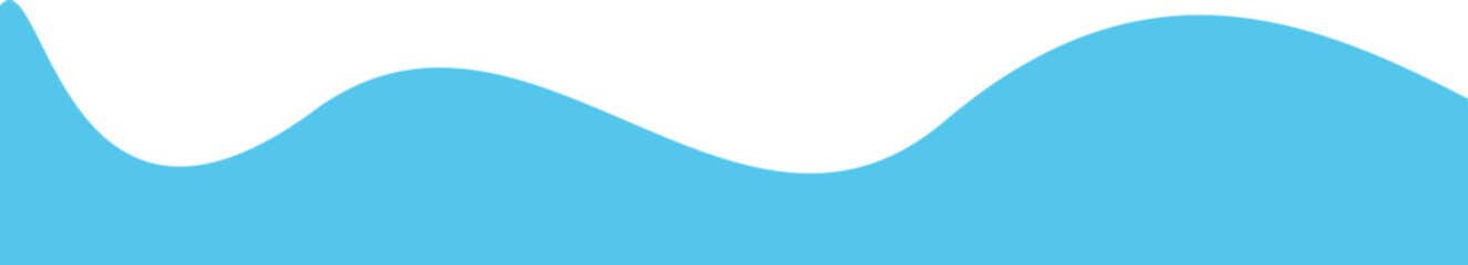 Transparant Wave Footer