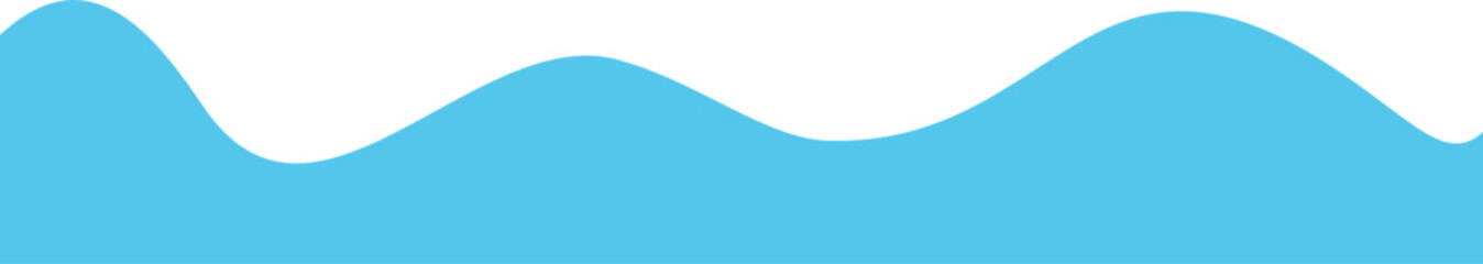 Transparant Wave Footer