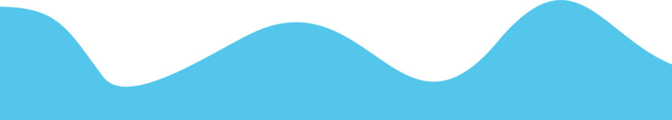 Transparant Wave Footer