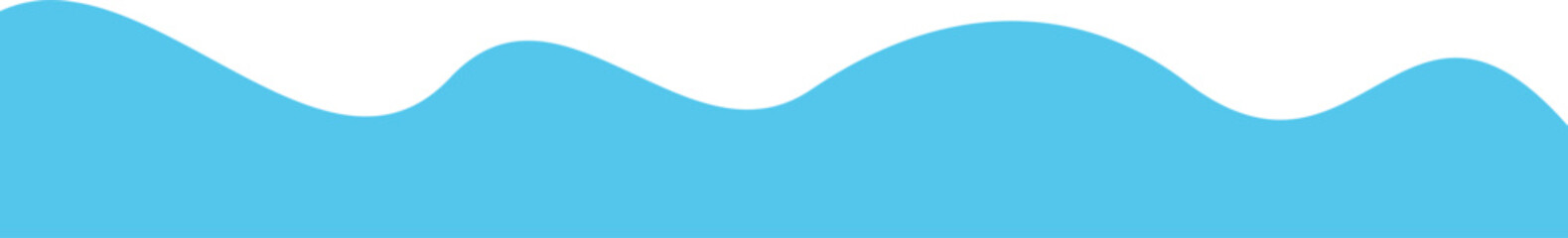 Transparant Wave Footer