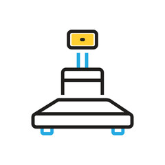 Multi color icon for weight 