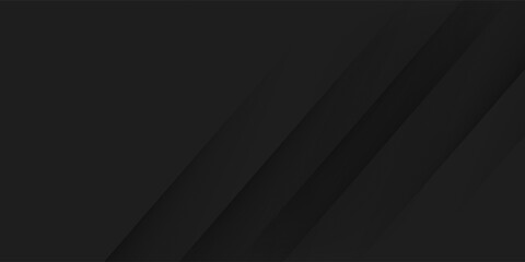 Black abstract background. Elegant dark diagonal shape elements. Modern luxury grey gradient graphic design.