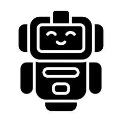 AI Robot Solid Icon